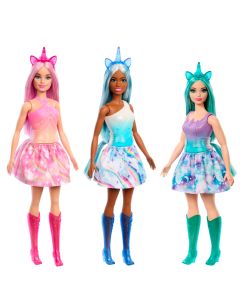 Barbie Fantasia Unicornio Falda de Ensueño Rosa