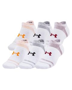 UA Essential Cushion 6PK NS-WHT