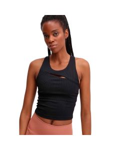 Blusa Fitness Rib Cutout Tank W / Built In Brakets