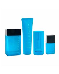 Cofre Pe Pure Blue EDT 100 ML GS 4PC