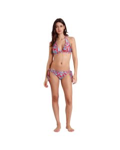 Bikini Halter Blue And Red Hawaii Mod e
