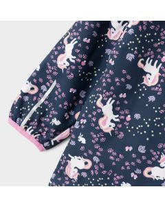 Chamarra con Capucha y Print Unicornios