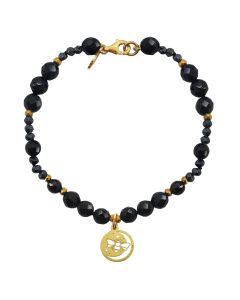 Pulsera Prosperidad con Ágata Dorado