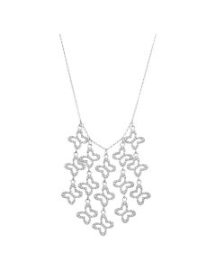 Collar V Mariposas con Circonia