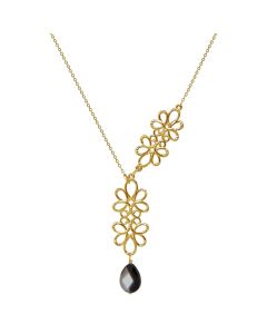 Lariat con Piedra Serenata Dorado