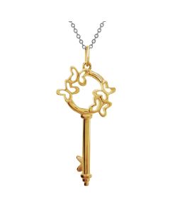 Dije Llave Libertad Dorado