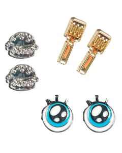 Aretes Bob Esponja Cangreburguer