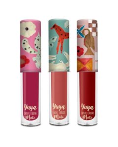 Set de 3 Labiales Matte (BAHÍA,MANGOLIA,AURA)