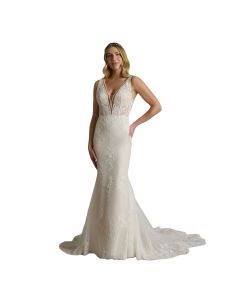 Vestido de Novia Corte Sirena TUL / ENCAJE / PEDRERÍA
