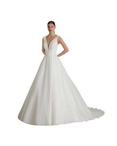 Vestido de Novia Corte Princesa Organza