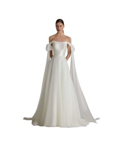 Vestido de Novia Corte a Organza