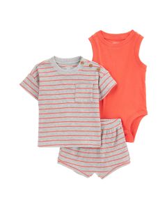 Conjunto con SHORT,PAÑALERO y Playera
