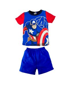 Marvel CONJ. Pijamero PANT-PLAYERA EST. Captain