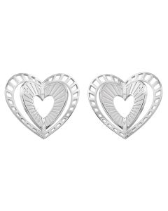 Broqueles Corazón Destello