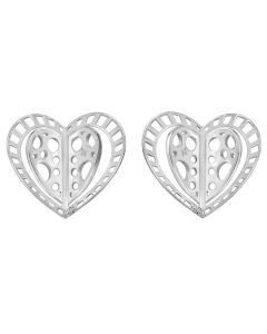 Broqueles Corazón con Círculos