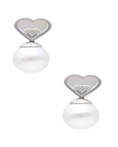 Arete Corazón Perla