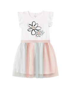 Vestido Midi ESTÁNDAR,CUELLO REDONDO,MANGA Corta