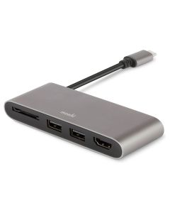 Moshi USB-C Multimedia Adapter - Titanium Gray
