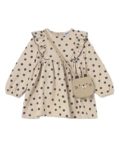 Vestido Estampado con Bolso
