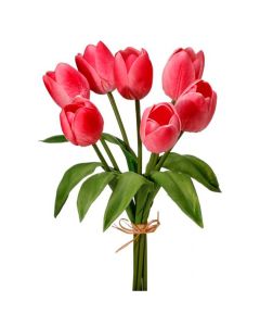 Ramo Tulipanes Artificial X7 14"