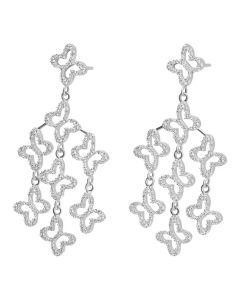 Aretes Ocho Mariposas con Circonia