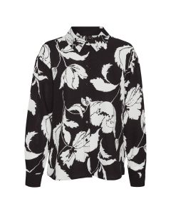 Camisa Corte Regular Diseño Completo Cuello de