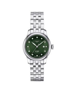 Reloj Dama le LOCLE / LR / a / ACIER / CAD VERT+DIAM