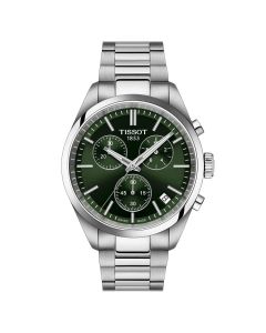 Reloj Caballero PR100 / GR / CHRQ / ACIER / CAD. Vert