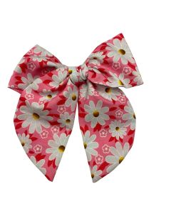 Moño Grande ESTAMPADO-COLETAS Pinza