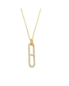 Collar Corto T / CLIP Cristales