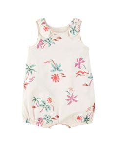 Romper de Algodón de Estampado de Playa CARTER'S