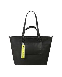 Shopper con Detalles en Efecto Piel y Tiradores FL