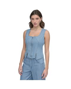 Chaleco S / L Zip Front Tencel Corset