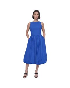 Vestido Dama DKNY S / L Boat Neck Drop Waist Dress