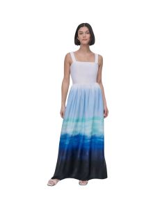 Vestido Dama DKNY S / L Printed Satin Dress