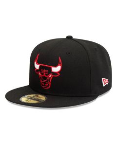 Gorra 5950 Bulls Black Red