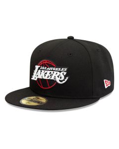 Gorra 5950 Lakers Black Red