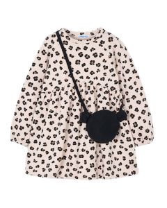 Vestido Felpa Bolso