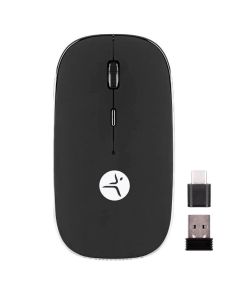 Mouse Techzone GLOSY, Recargable con Mouse Pad
