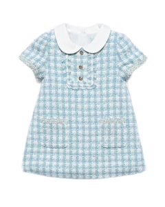 Vestido Cuadros Lurex
