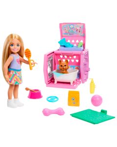 Barbie Set de Juego Chelsea Fiesta de Perritos