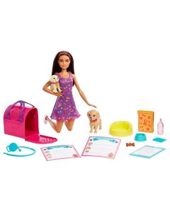 Barbie Set de Juego Adopta un Cachorrito