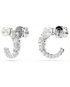 Pendientes Matrix Stud Circle WHITE / RHS