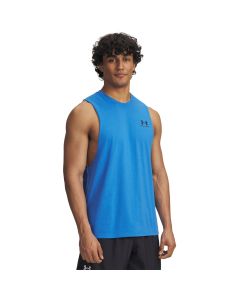 Tank UA Left Chest Cut Off -BLU