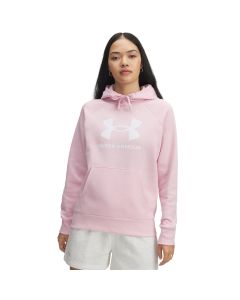 Hoodie UA Rival Fleece Big Logo -PNK