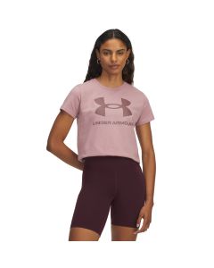 Playera UA Logo SS-PNK