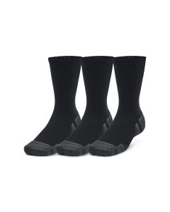 UA Performance Tech 3PK CREW-BLK