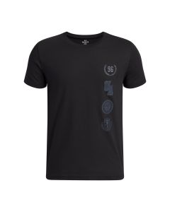 Playera UA College Crest Logo -BLK