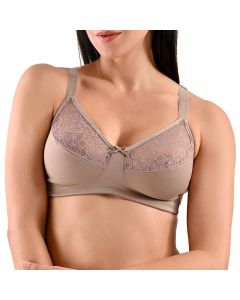 Brassiere Semireforzado con Encaje en Copa