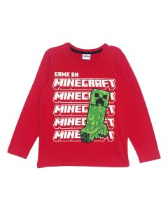 Playera Minecraft Manga Larga